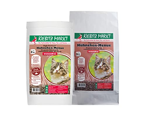 Kiebitz Markt High Premium Katzenfutter Trockenfutter Hühnchen-Menue glutenfrei (5 kg) von Kiebitz Markt