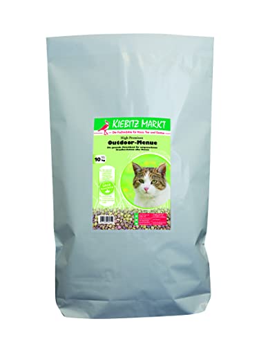 Kiebitz Markt High Premium Katzenfutter Trockenfutter Outdoor-Menue weizenfrei (10 kg) von Kiebitz Markt