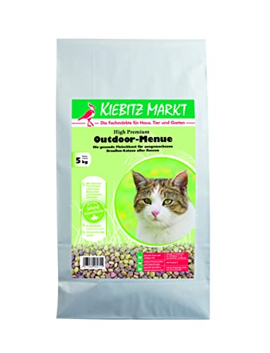 Kiebitz Markt High Premium Katzenfutter Trockenfutter Outdoor-Menue weizenfrei (5 kg) von Kiebitz Markt