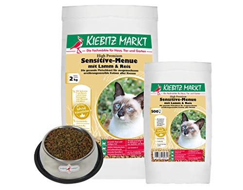 Kiebitz Markt High Premium Katzenfutter Trockenfutter Sensitive-Menue glutenfrei (2 kg) von Kiebitz Markt