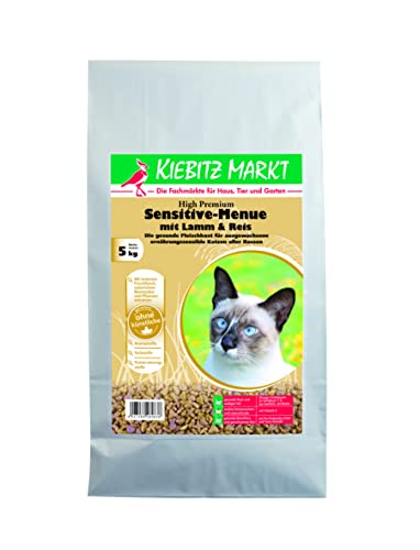 Kiebitz Markt High Premium Katzenfutter Trockenfutter Sensitive-Menue glutenfrei (5 kg) von Kiebitz Markt