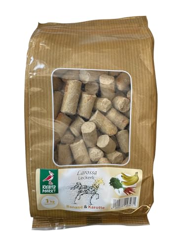 Kiebitz Markt Larossa Leckerli Banane & Karotte 1 kg Pferdefutter von Kiebitz Markt