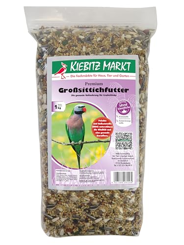 Kiebitz Markt Premium Großsittichfutter (1 kg) von Kiebitz Markt