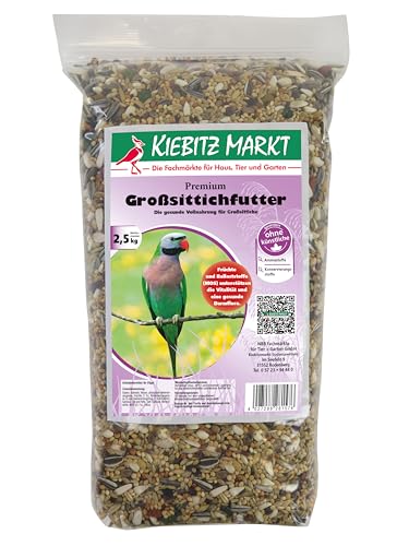 Kiebitz Markt Premium Großsittichfutter (2,5 kg) von Kiebitz Markt