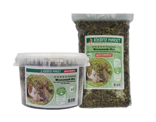 Kiebitz Markt Premium Wiesencob-Mix Nagerfutter (15 kg) von Kiebitz Markt