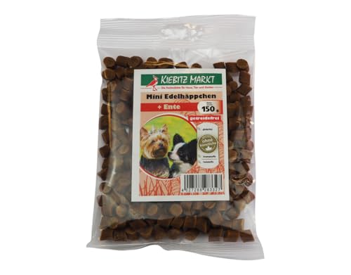 Kiebitzmarkt Edelhäppchen Mini + Ente glutenfrei Hundesnacks 150 g von Kiebitz Markt