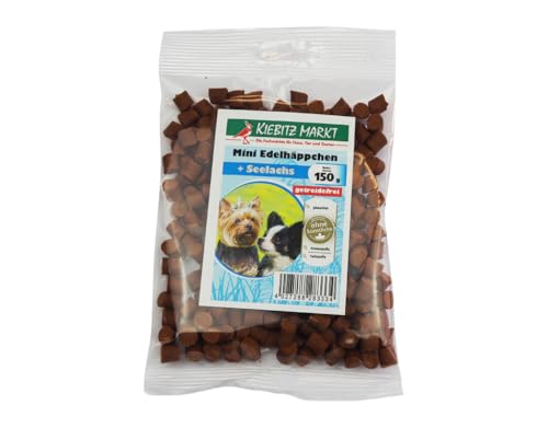 Kiebitzmarkt Edelhäppchen Mini + Seelachs glutenfrei Hundesnacks 150 g von Kiebitz Markt