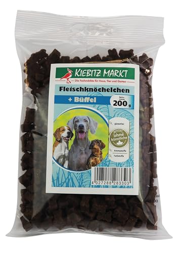 Kiebitzmarkt Fleischknöchelchen + Büffel glutenfrei Hundesnacks 200 g Kiebitzmarkt Fleischknöchelchen + Büffel glutenfrei Hundesnacks 200 g von Kiebitz Markt