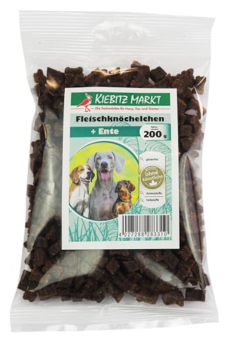 Kiebitzmarkt Fleischknöchelchen + Ente glutenfrei Hundesnacks 200 g von Kiebitz Markt