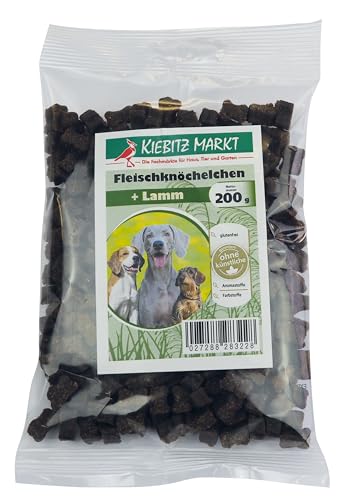 Kiebitzmarkt Fleischknöchelchen + Lamm glutenfrei Hundesnacks 200 g von Kiebitz Markt