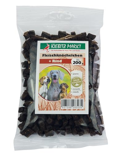 Kiebitzmarkt Fleischknöchelchen + Rind glutenfrei Hundesnacks 200 g von Kiebitz Markt