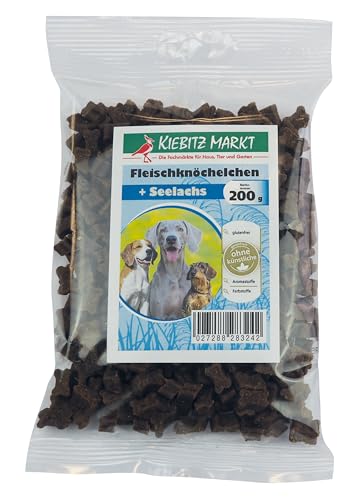 Kiebitzmarkt Fleischknöchelchen + Seelachs glutenfrei Hundesnacks 200 g von Kiebitz Markt