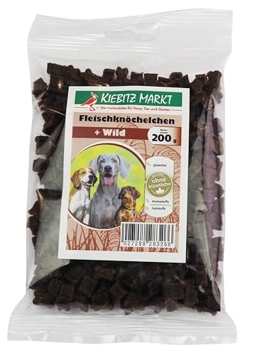 Kiebitzmarkt Fleischknöchelchen + Wild glutenfrei Hundesnacks 200 g von Kiebitz Markt