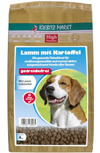 Kiebitzmarkt High Premium Hundefutter Trockenfutter Lamm mit Kartoffel getreidefrei (1 kg) von Kiebitz Markt