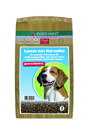 Kiebitzmarkt High Premium Hundefutter Trockenfutter Lamm mit Kartoffel getreidefrei (4 kg) von Kiebitz Markt