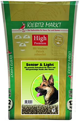 Kiebitzmarkt High Premium Hundefutter Trockenfutter Senior & Light (12 kg) von Kiebitz Markt