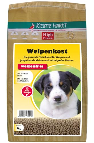 Kiebitzmarkt High Premium Hundefutter Trockenfutter Welpenkost (4 kg) von Kiebitz Markt
