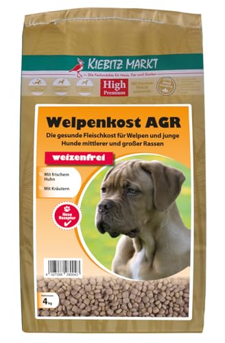 Kiebitz Markt Kiebitzmarkt High Premium Hundefutter Trockenfutter Welpenkost AGR weizenfrei (Welpenkost AGR, 1 kg) von Kiebitz Markt