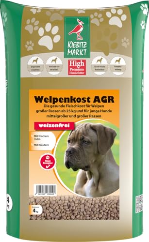 Kiebitz Markt Kiebitzmarkt High Premium Hundefutter Trockenfutter Welpenkost AGR weizenfrei (Welpenkost AGR, 1 kg) von Kiebitz Markt