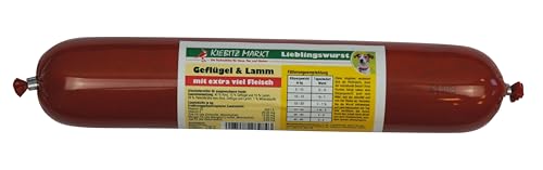 Kiebitzmarkt Lieblingswurst Rind & Geflügel Hundefutter Nassfutter (400 g) von Kiebitz Markt