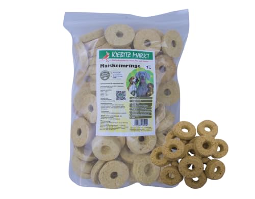 Kiebitzmarkt Maiskeimringe Hundesnack zuckerfrei, vegetarisch (1 kg) von Kiebitz Markt