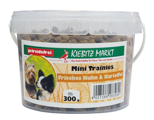 Kiebitzmarkt Mini-Trainies frisches Huhn & Kartoffel getreidefrei Hundesnacks 300 g von Kiebitz Markt