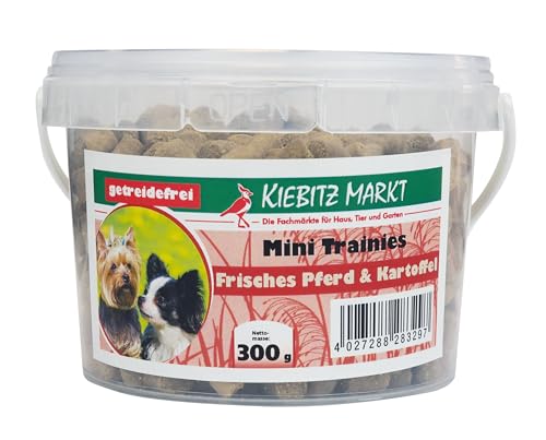 Kiebitzmarkt Mini-Trainies frisches Pferd & Kartoffel getreidefrei Hundesnacks 300 g von Kiebitz Markt