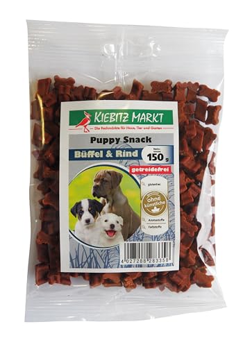 Kiebitzmarkt Puppy-Snack + Büffel & Rind getreidfrei Hundesnacks 150 g von Kiebitz Markt