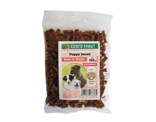 Kiebitzmarkt Puppy-Snack + Ente & Geflügel getreidfrei Hundesnacks 150 g von Kiebitz Markt