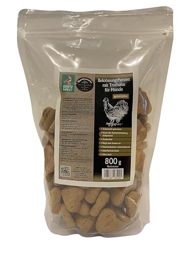 Kiebitzmarkt Superior Hundesnack Belohnungsherzen mit Truthahn getreidefrei (10 kg) von Kiebitz Markt