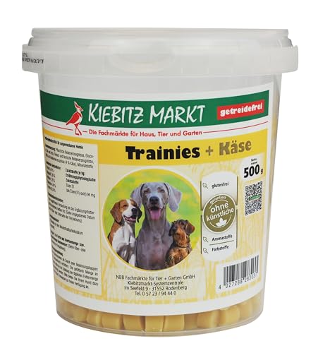 Kiebitzmarkt Trainies Käse Hundesnacks 700 g von Kiebitz Markt