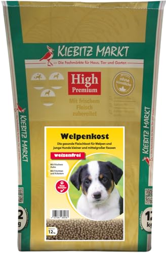 Kiebitzmarkt High Premium Hundefutter Trockenfutter Welpenkost (12 kg) von Kiebitz Markt