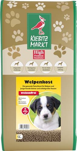 Kiebitzmarkt High Premium Hundefutter Trockenfutter Welpenkost (12 kg) von Kiebitz Markt