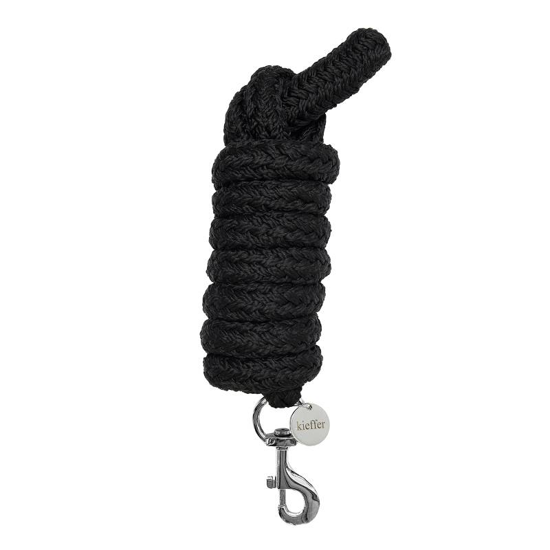 Kieffer Führstrick Satin Shine mit Karabiner Schwarz mit Chrom-Beschlägen Kieffer Führstrick Satin Shine mit Karabiner Schwarz mit Chrom-Beschlägen von Kieffer