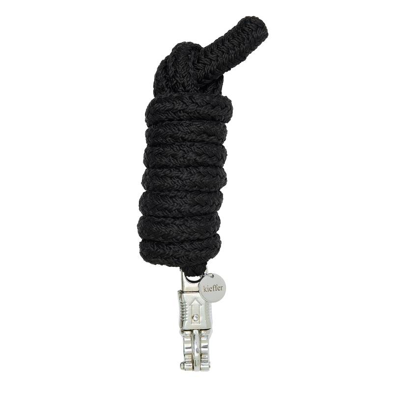 Kieffer Führstrick Satin Shine mit Panikhaken Schwarz mit Chrom-Beschlägen Kieffer Führstrick Satin Shine mit Panikhaken Schwarz mit Chrom-Beschlägen von Kieffer