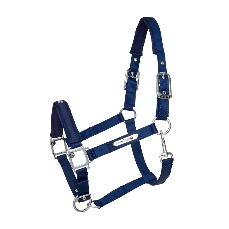 Kieffer Halfter Satin Shine Gr. Wb, Dunkelblau von Kieffer
