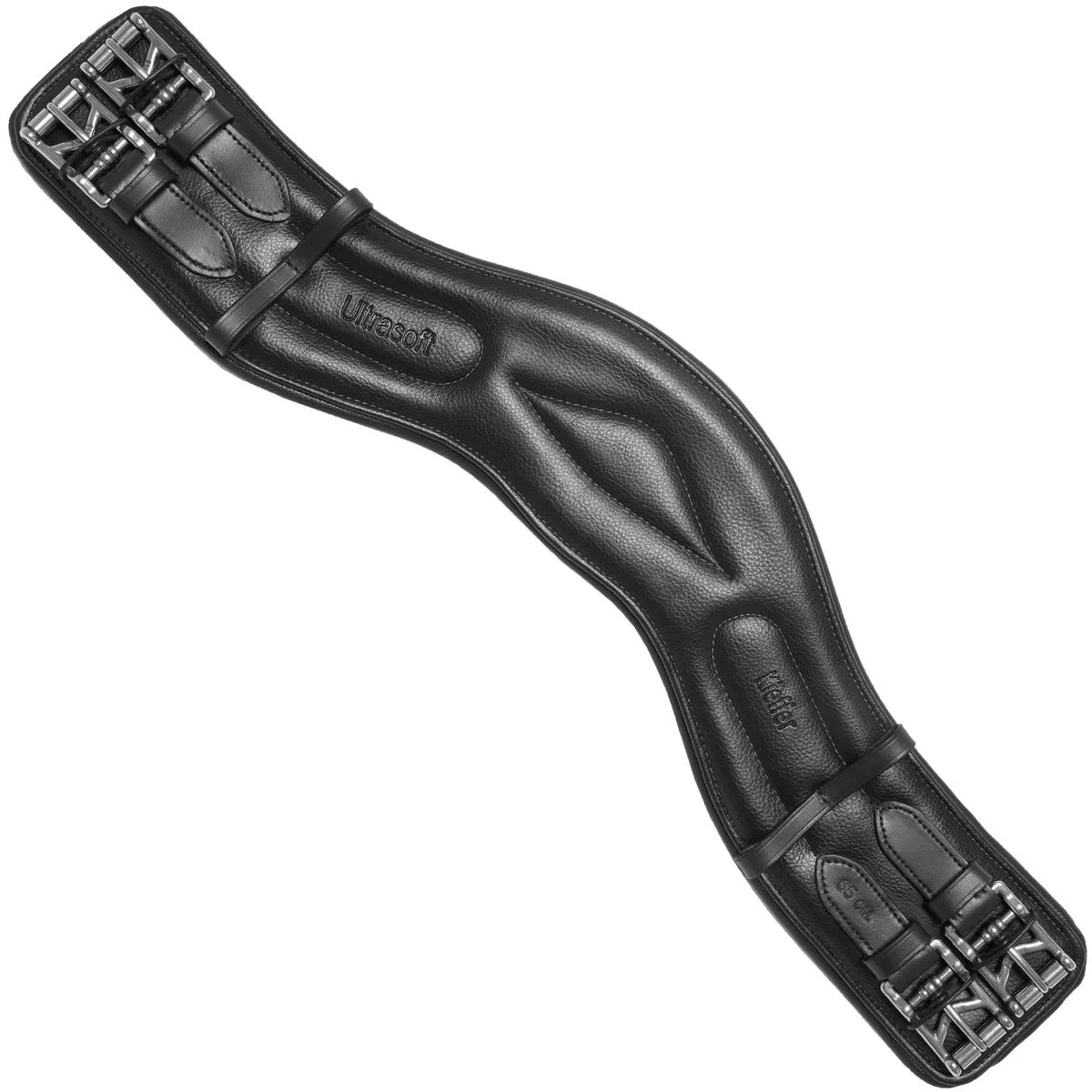 Kieffer Leder Sattelkurzgurt Ultrasoft Schwarz, Gr. 60 cm von Kieffer