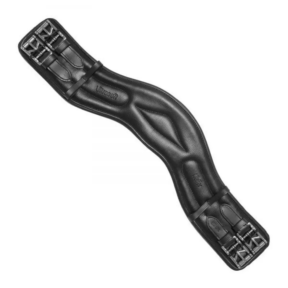 Kieffer Leder Sattelkurzgurt Ultrasoft Schwarz, Gr. 80 cm von Kieffer