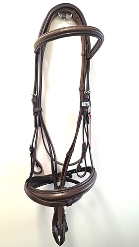 Kieffer Trensenzaum Ergonomic Line Trense Warmblut Extra ENGL. Reithalfter (braun) von Kieffer