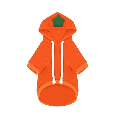 Kielsjajd Hundepullover Warm Herbst und Winter Haustier Hund Katze Hoodie Teddy Fight mittelgroße Hundebekleidung Hundepullover Für Mittelgroße Hunde (D, S) von Kielsjajd