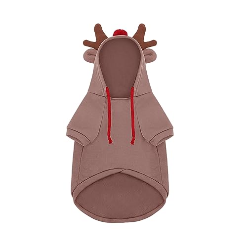 Kielsjajd Rollkragenpullover Hund Herbst und Winter Haustier Hund Katze Hoodie Teddy Fight mittelgroße Hundebekleidung Hundepulli Strick (B, L) von Kielsjajd