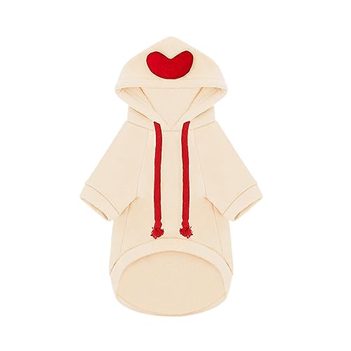 Kielsjajd Rollkragenpullover Hund Herbst und Winter Haustier Hund Katze Hoodie Teddy Fight mittelgroße Hundebekleidung Hundepulli Strick (G, S) von Kielsjajd