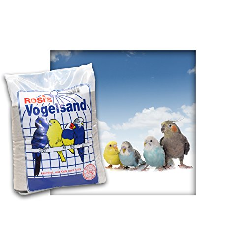 2,5 kg Vogelsand Naturweiss mit Kalk u. Anis (1 x 2,5 kg) hygienisch + keimfrei in Bester Qualität von Kieskönig