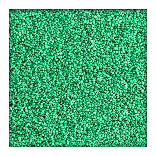 Farbkies Grün Aquarium Deko Kies Aquariengrund Aquariumkies Bodengrund Körnung 2-4 mm 5 kg ( 1x 5 kg Beutel ) von Kieskönig