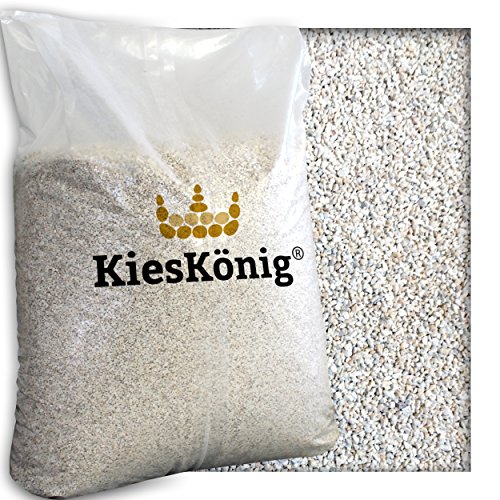 Kieskönig Kalkgrit fein Vogelgrit Grit Hühner Legehennen Geflügelkalk Futterkalk Hühnerkalk 25 kg Sack Körnung 1,2 bis 1,9 mm von Kieskönig