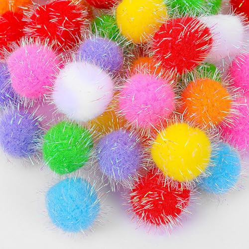 Kifmurase Bunte glitzernde Bälle für Kätzchen, interaktives Pompons, Katzenspielzeug, verschiedene Farben, glitzernde Lametta-Bälle für Kätzchen, Lieblingsspielzeug, alle Kätzchen, Spaßübungen, 60 Kifmurase Bunte glitzernde Bälle für Kätzchen, interaktives Pompons, Katzenspielzeug, verschiedene Farben, glitzernde Lametta-Bälle für Kätzchen, Lieblingsspielzeug, alle Kätzchen, Spaßübungen, 60 von Kifmurase