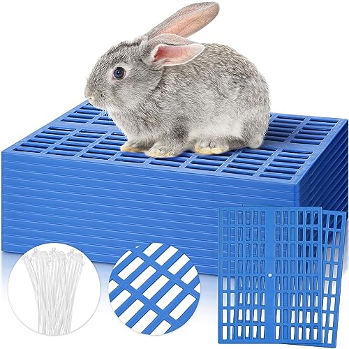 Kigley 12 Stück Kunststoff Kaninchenkäfig Matte Kaninchen Bodenmatte Fußstütze Pads für Kleintiere Hamster Chinchilla Ratte Meerschweinchen Matten Füße Pads für Haustier Hunde Katzen Hase, 34 x 24 x Kigley 12 Stück Kunststoff Kaninchenkäfig Matte Kaninchen Bodenmatte Fußstütze Pads für Kleintiere Hamster Chinchilla Ratte Meerschweinchen Matten Füße Pads für Haustier Hunde Katzen Hase, 34 x 24 x von Kigley