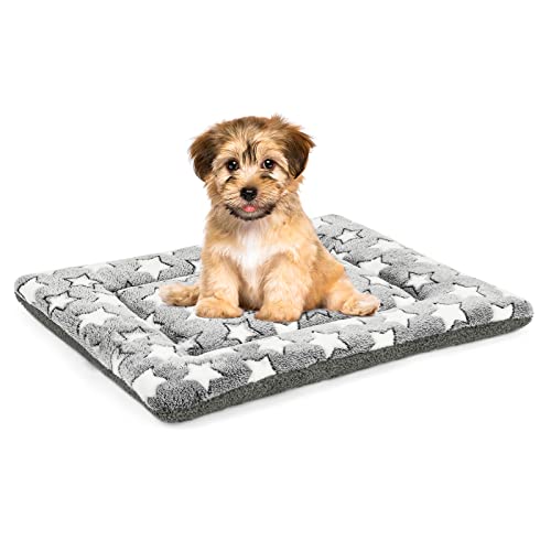 Kigmmro Hundebett-Matte, wendbares Hundebox-Pad für mittelgroße und kleine Hunde, maschinenwaschbar, Haustierbett für 55,9 cm Zwinger, tragbare und weiche Haustierbettmatte Kigmmro Hundebett-Matte, wendbares Hundebox-Pad für mittelgroße und kleine Hunde, maschinenwaschbar, Haustierbett für 55,9 cm Zwinger, tragbare und weiche Haustierbettmatte von Kigmmro