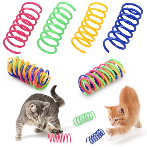 Kigniote 40 Stück Katzenspielzeug Spirale Bunte Spirale Spielzeug Katze,Katzenspielzeug Plastik Spiralen Katzenspielzeug Spirale Set Neuheit Haustiere Spielzeug für Katze Kätzchen Kigniote 40 Stück Katzenspielzeug Spirale Bunte Spirale Spielzeug Katze,Katzenspielzeug Plastik Spiralen Katzenspielzeug Spirale Set Neuheit Haustiere Spielzeug für Katze Kätzchen von Kigniote