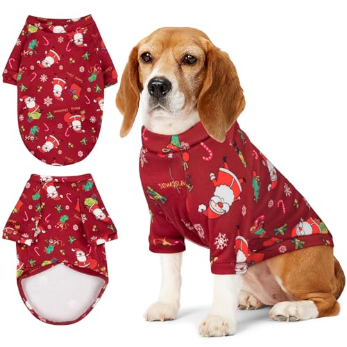 Kiiwah Weihnachten Hundepullover, Winter Warmer Hund Katze Pullover Kleidung Haustier Mantel Kostüm Welpenpullover Pullover Bekleidung für kleine mittelgroße Hunde Kiiwah Weihnachten Hundepullover, Winter Warmer Hund Katze Pullover Kleidung Haustier Mantel Kostüm Welpenpullover Pullover Bekleidung für kleine mittelgroße Hunde von Kiiwah